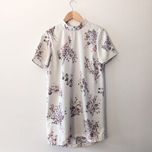 Leith Cream Floral Mini Dress